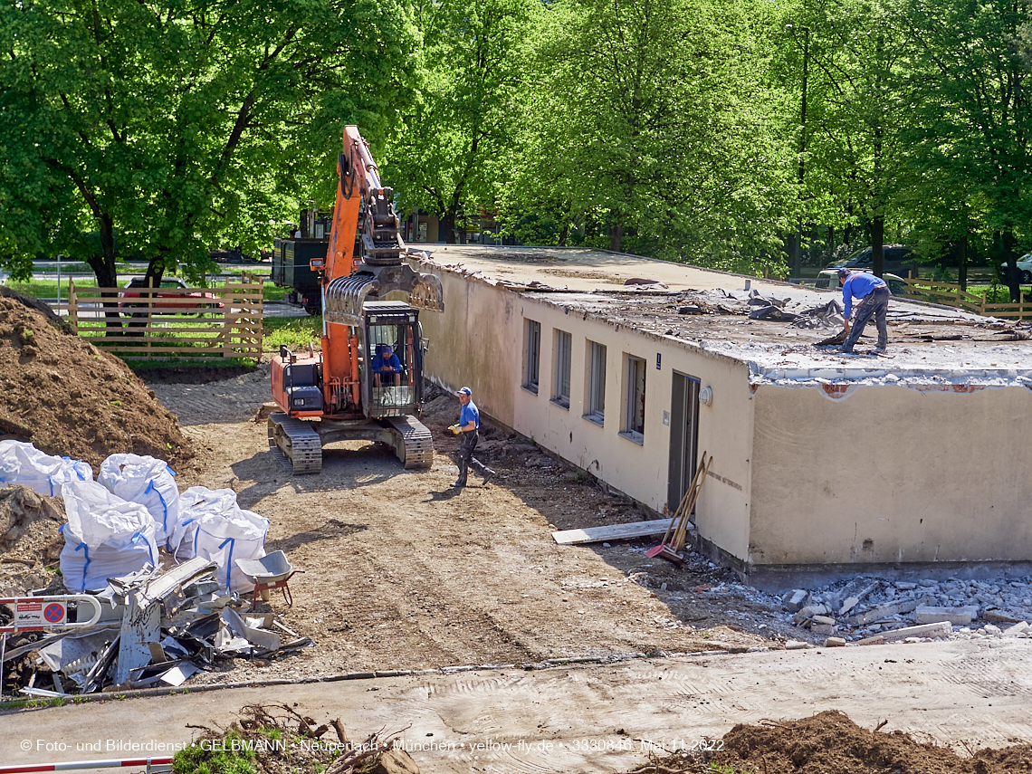 11.05.2022 - Baustelle am Haus für Kinder in Neuperlach